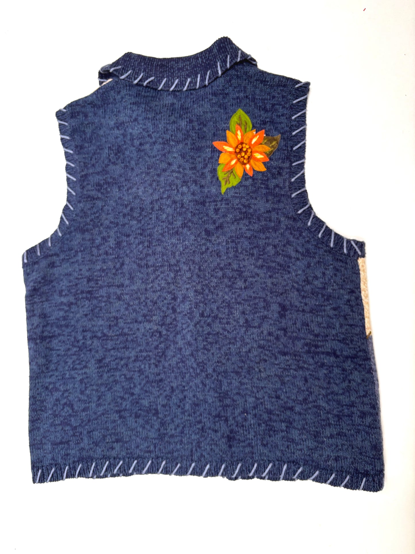Vintage Fruits & Florals Zipped Waistcoat