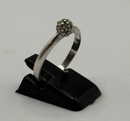 Vintage Sterling Silver Ring, UK Size P