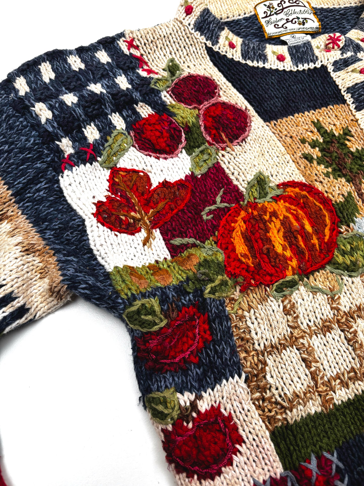 Vintage Chunky Knit Harvest Cardigan