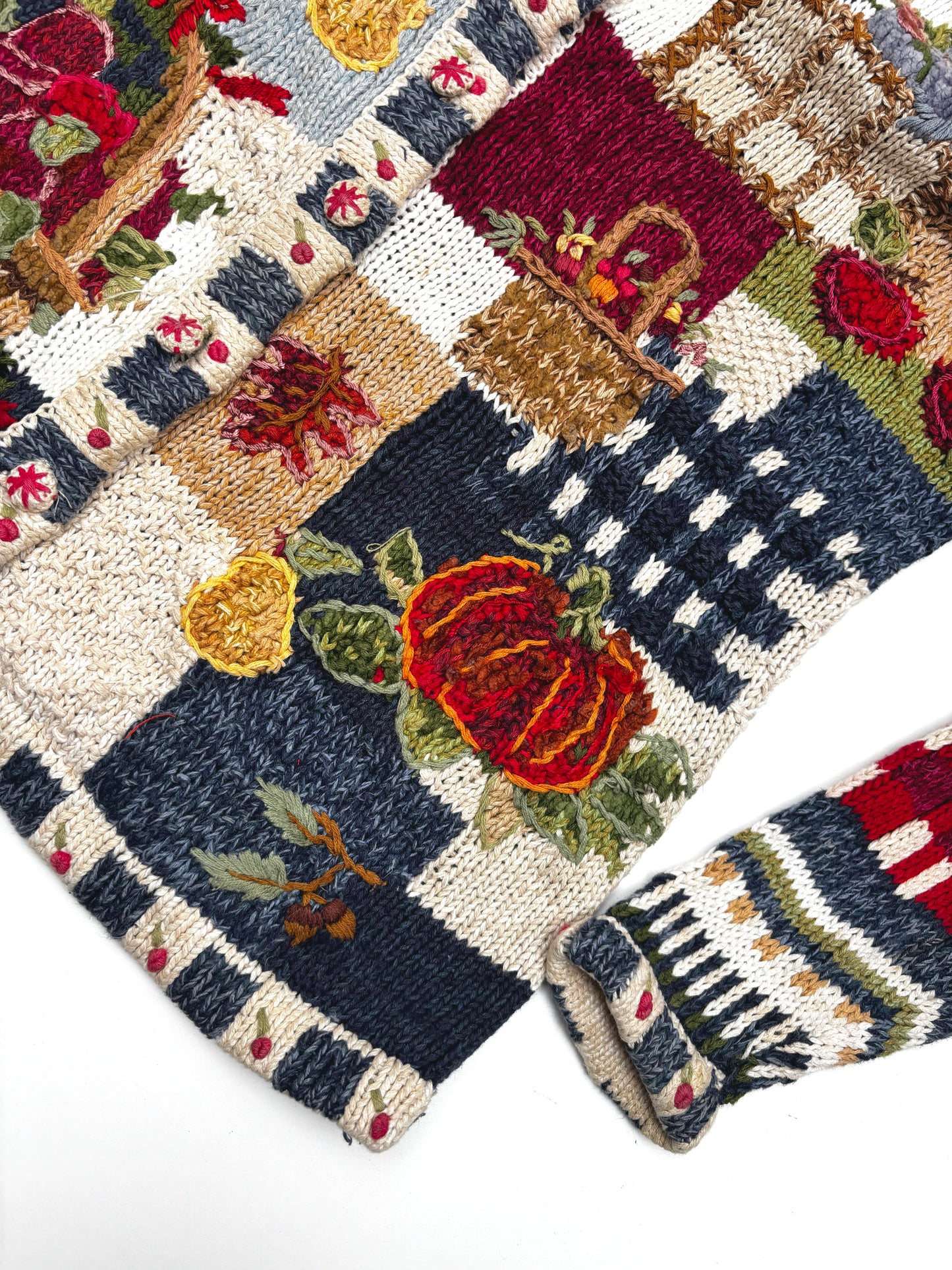 Vintage Chunky Knit Harvest Cardigan