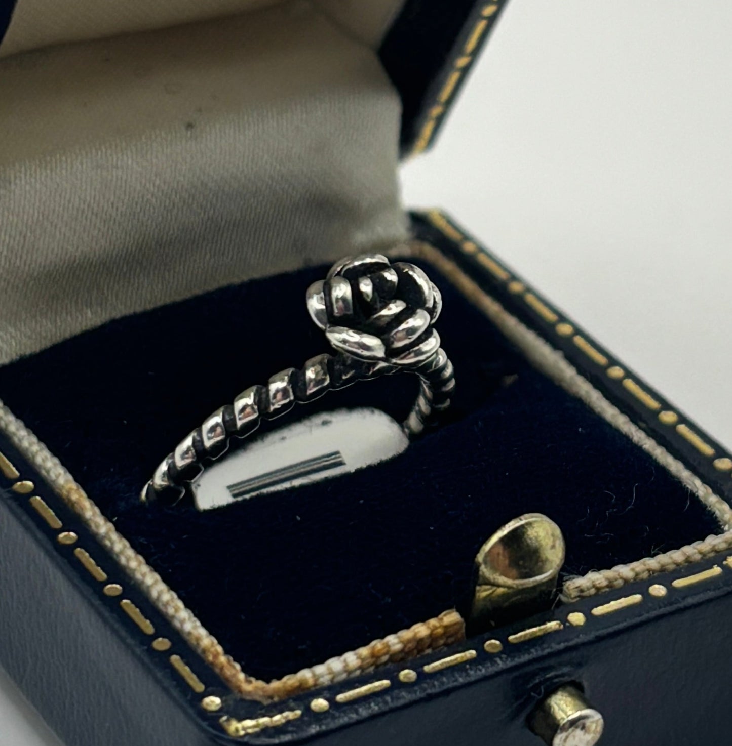 Vintage Sterling Silver Ring, UK Size L