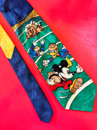 Novelty Tie Disney Characters American Football