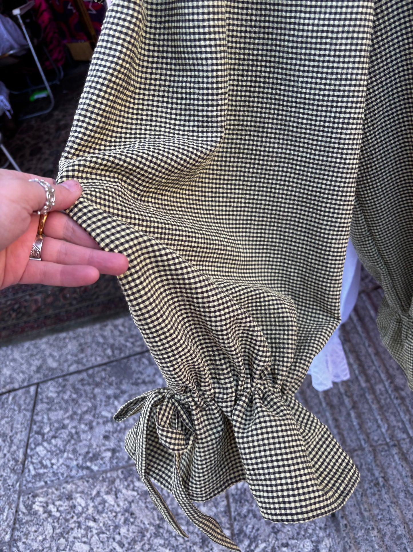 Bloomer Trousers | Green & Black Gingham | MADE TO ORDER