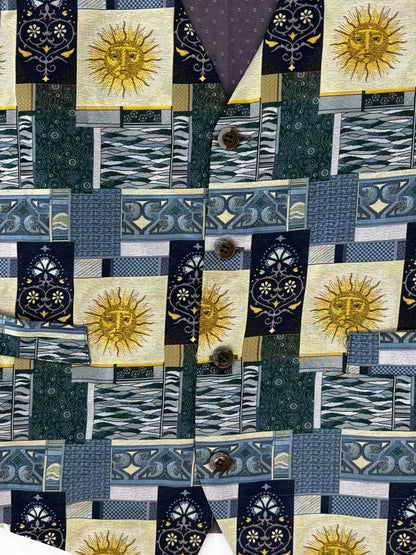 Vintage Celestial Patchwork Waistcoat