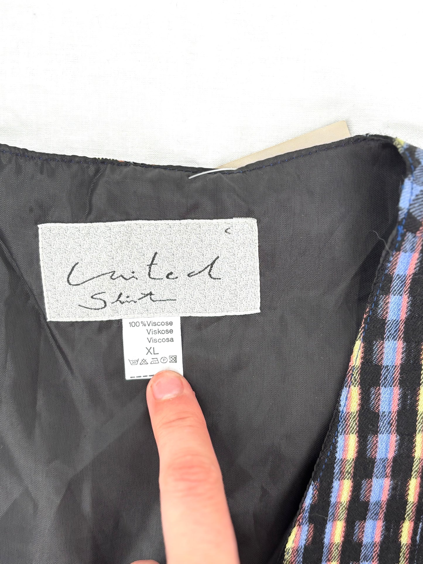 Vintage Check Plaid Waistcoat