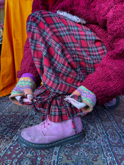 Bloomer Trousers | Red Tartan | Made to order