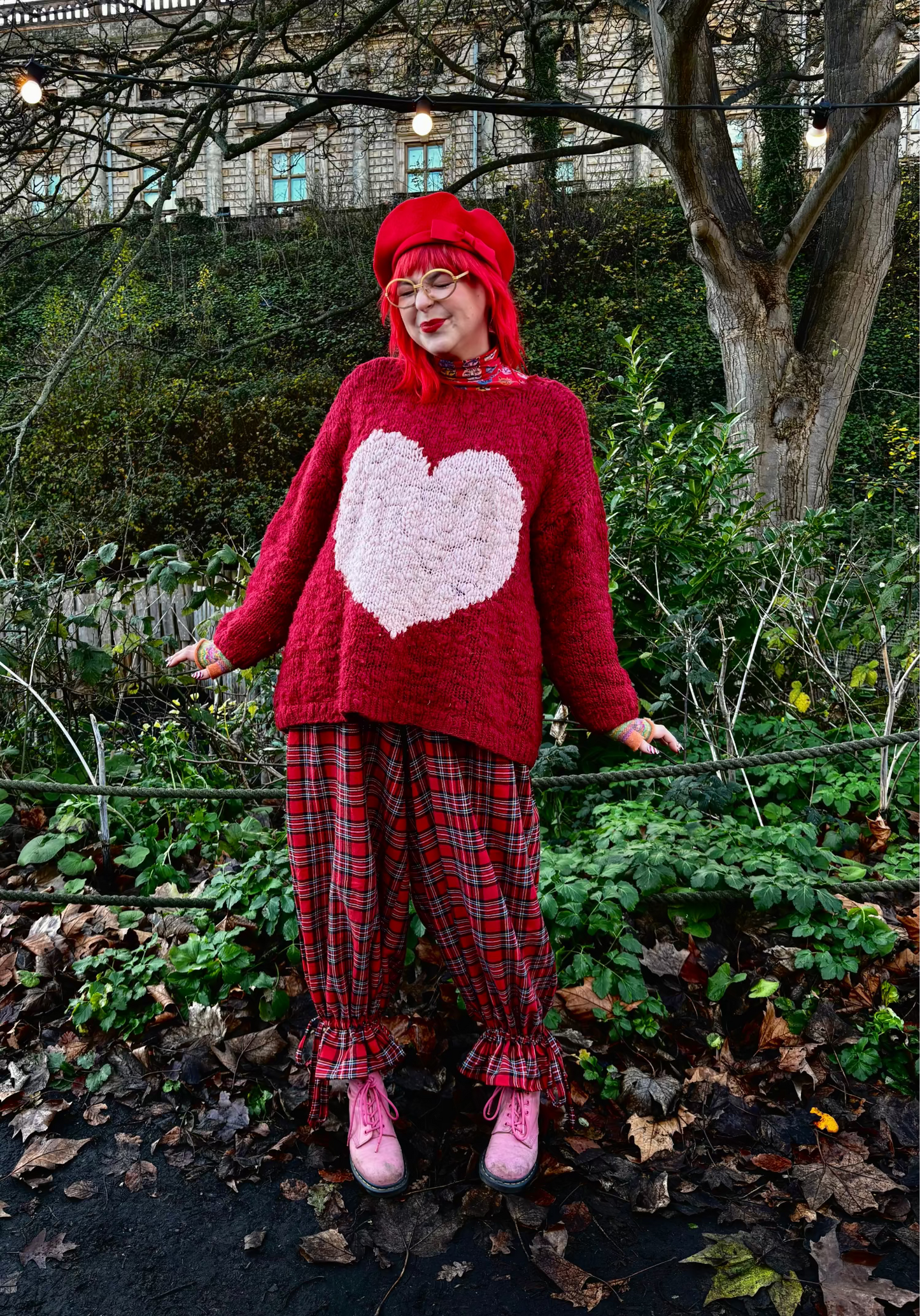 Bloomer Trousers | Red Tartan | Made to order