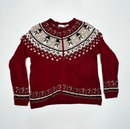 Vintage Christmas Fairisle Patterned Knit Jumper