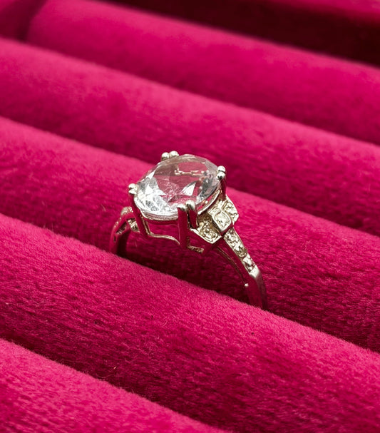 Vintage Sterling Silver Ring, size L1/2