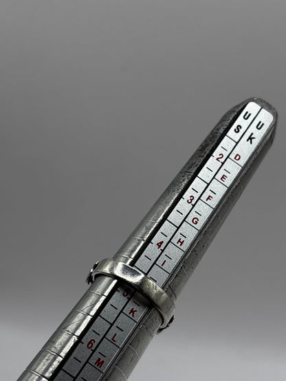 Vintage Sterling Silver Ring with Amethyst, size J