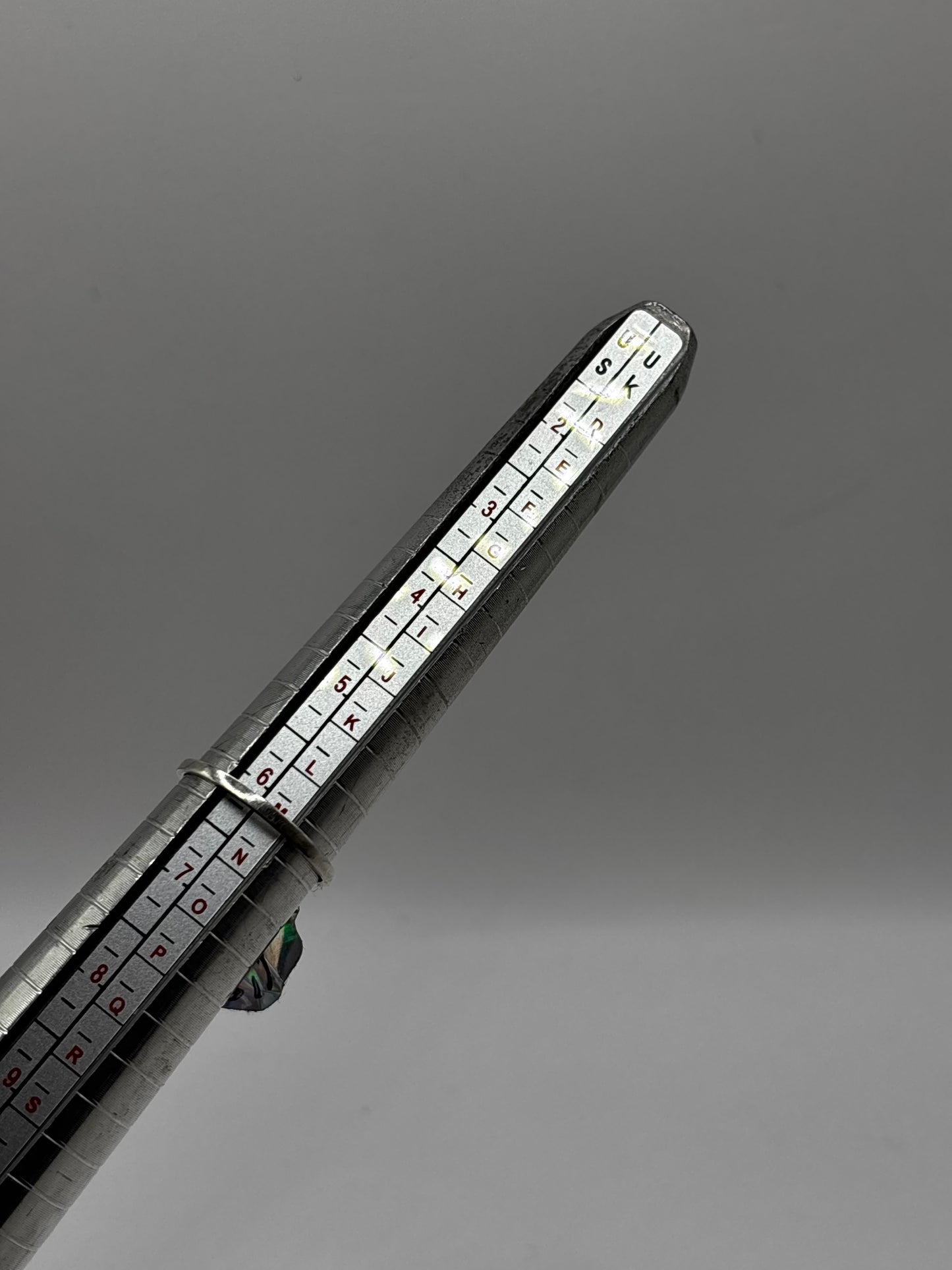 Vintage Sterling Silver Solitaire Ring, size M