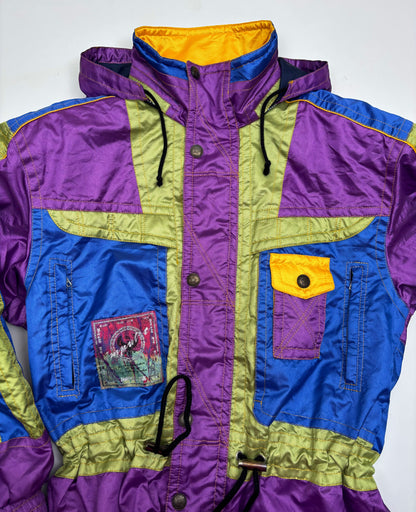 Vintage 1990s Colour Block Ski Jacket by Impulse