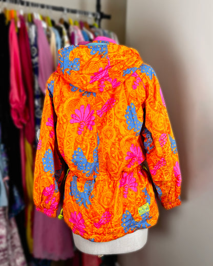 Vintage 1990s Crazy Print Ski Jacket by Esfeel