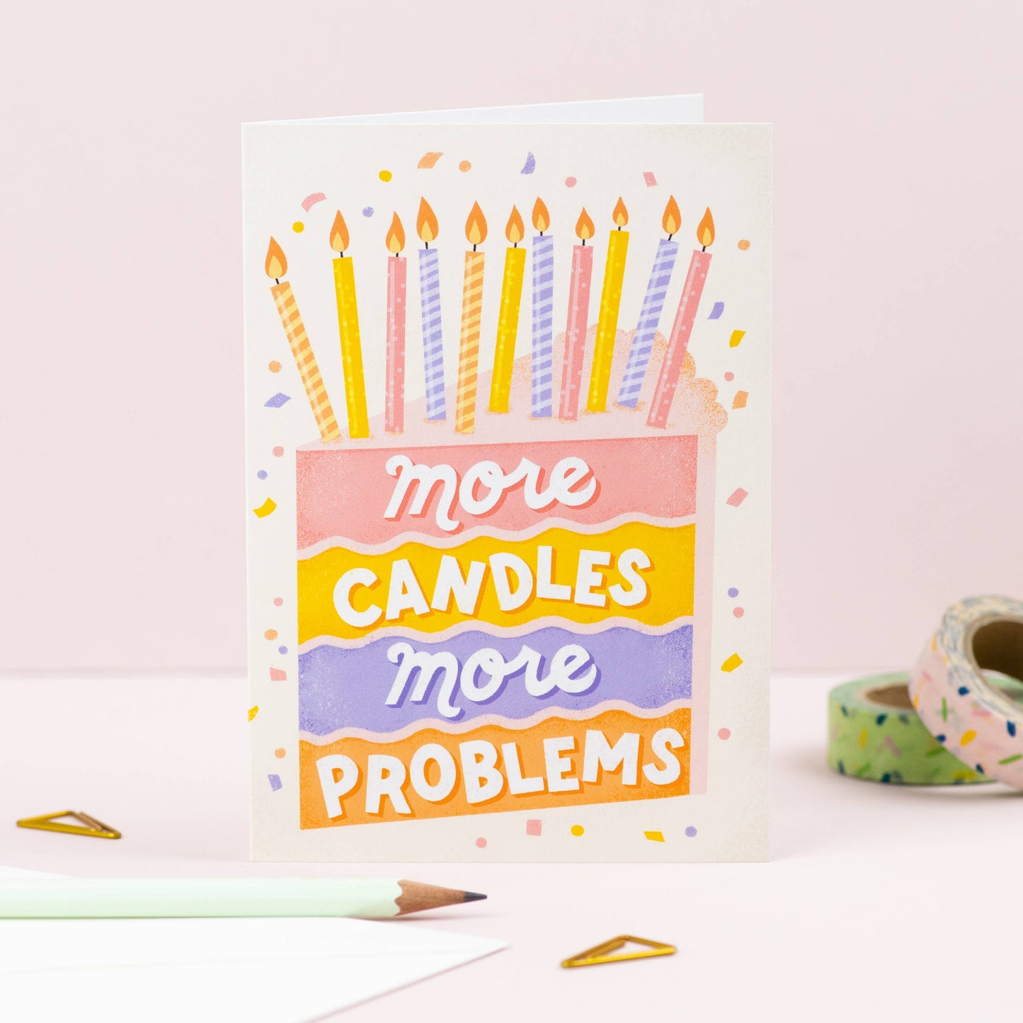 More Candles Birthday Card by Jess Miller & Ricicle Cards