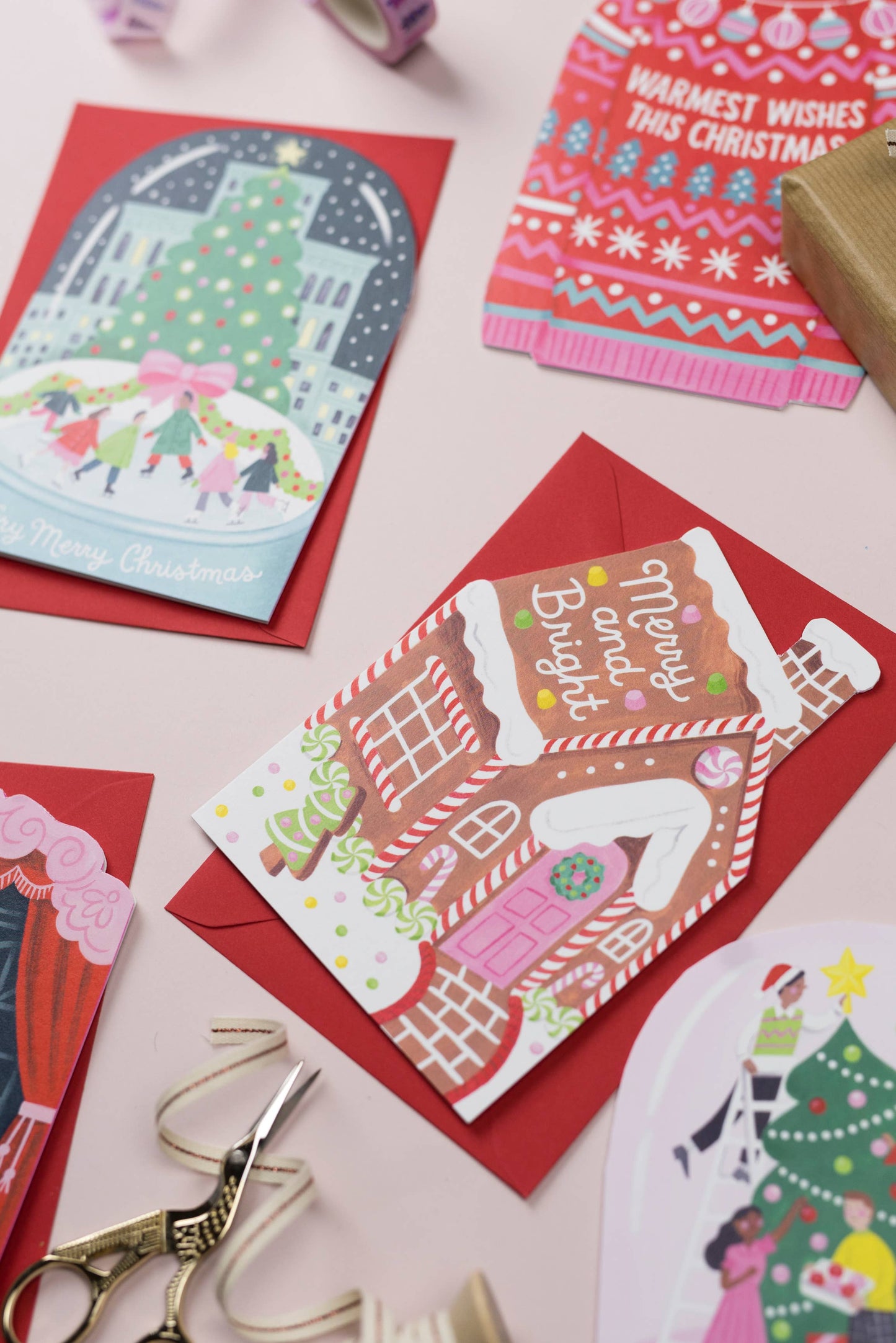 Gingerbread House Christmas Card by Jacqui Lee & Ricicle Cards