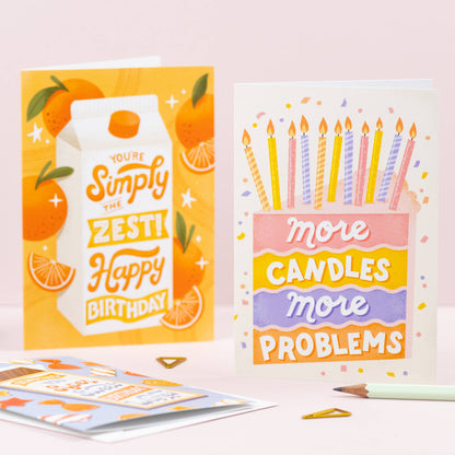 More Candles Birthday Card by Jess Miller & Ricicle Cards