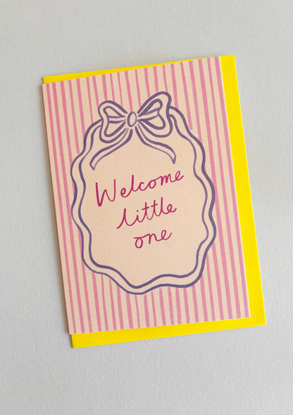 New Baby Greeting Card by Kitty Kenda